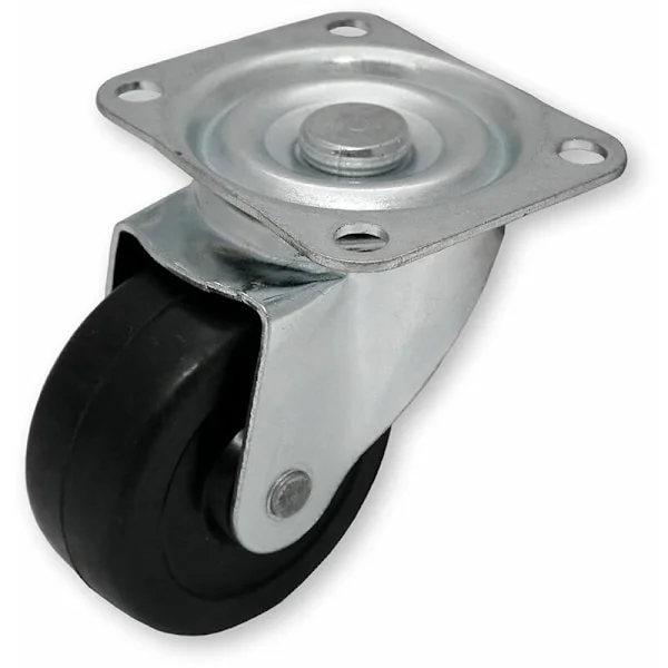 4 x Heavy Duty Swivel Gummi Trolley Casters 50mm Industrielle Trolley Hjul Casters