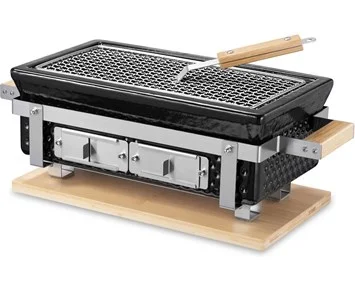 Austin and Barbeque AABQ - Hibachi Table Grill - Keramisk bordsgrill i japansk stil