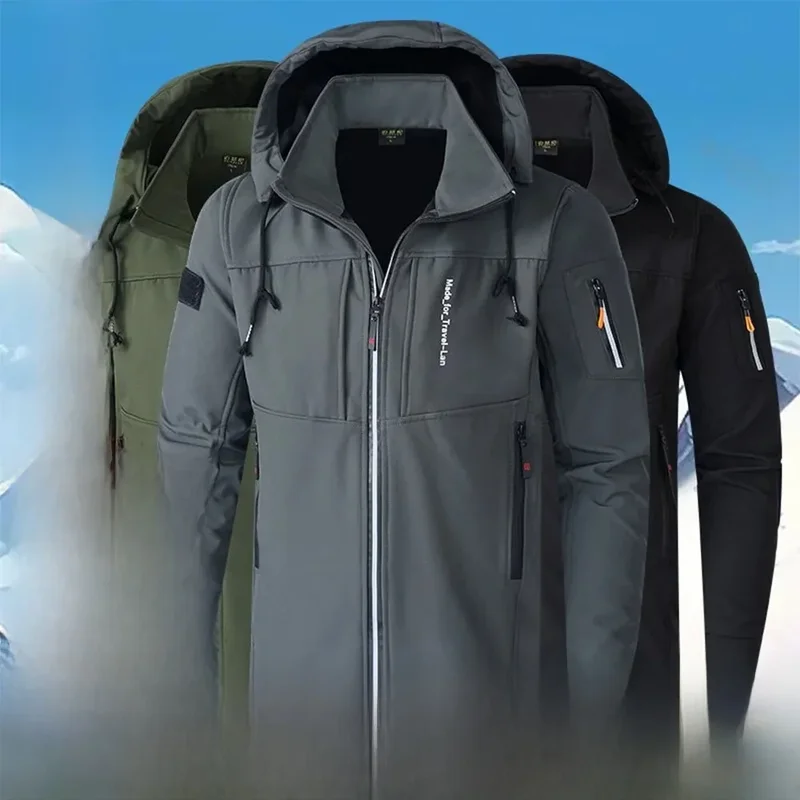 AliExpress - Männer Verdicken Warme Jacke Herbst Winter Mäntel Outdoor Jacken Ski Klettern Windjacke Wasserdichte Puffer Jacke Männer