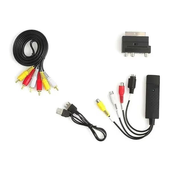 Konvertera enkelt VHS- och Mini DV-band till digitalt med USB Video Grabber Vhs till digital omvandlare