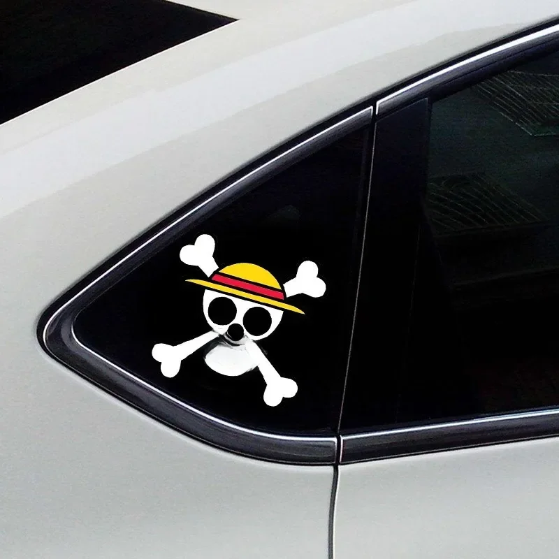 AliExpress - 1 stücke One Piece Luffy auto Sticke Anime Spähen Glas Vinyl Aufkleber Aufkleber Für Auto Fenster Laptop Hydroflask Wasserflasche PVC