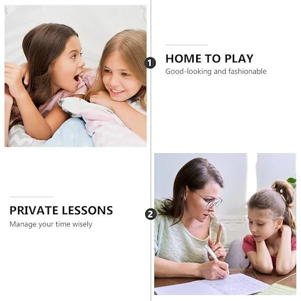 Kids Quartz Watch - Cartoon Watches Girls Wristwatch Elastic Leather Strap Trendy Watch [PL]