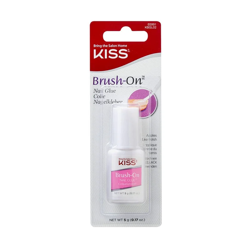 Kiss Kiss Brush-On Nail Glue - KBGL02, Makeup, Kunstige Negle Og Tilbehør, Neglelim