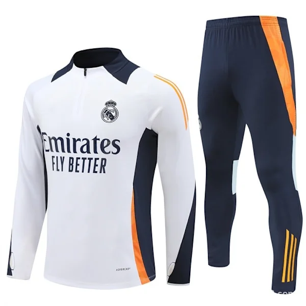 2425 säsong Real Madrid Marseille Atletico Manchester United Manchester City Portugal halv-drag tröja kostym långärmad fotbollsträningsdräkt