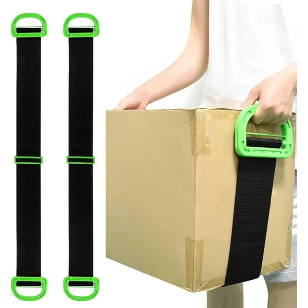 Flyttestropper 2 Stykker Løftestropper Justerbare Møbeltransportstropper Multifunktionelle Flyttestropper Bærestropper til Flytning