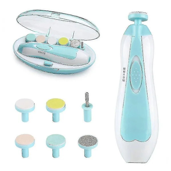 Baby neglefil, elektrisk baby negleklipper, sikker og støjsvag baby negleklipper