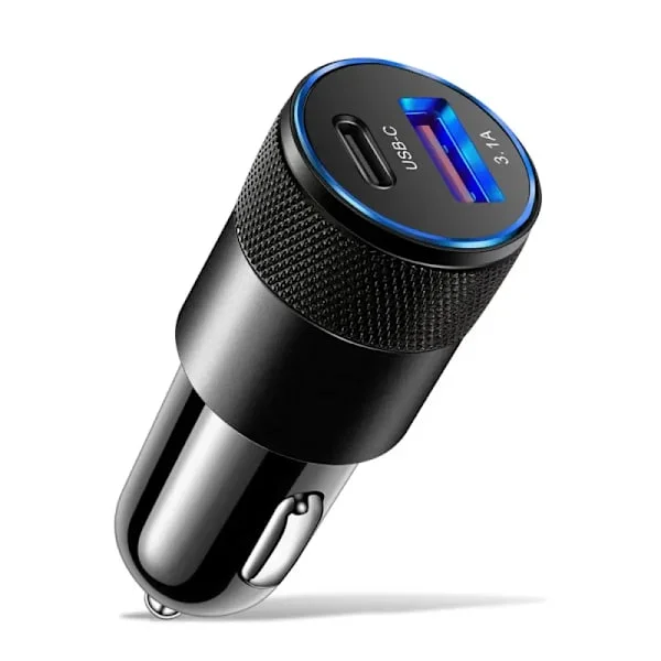70W PD Bil Laddare USB Typ C Snabbladdare Biltelefonladdare Adapter för iPhone 15 14 13 Xiaomi Huawei Samsung Snabbladdning 3.0