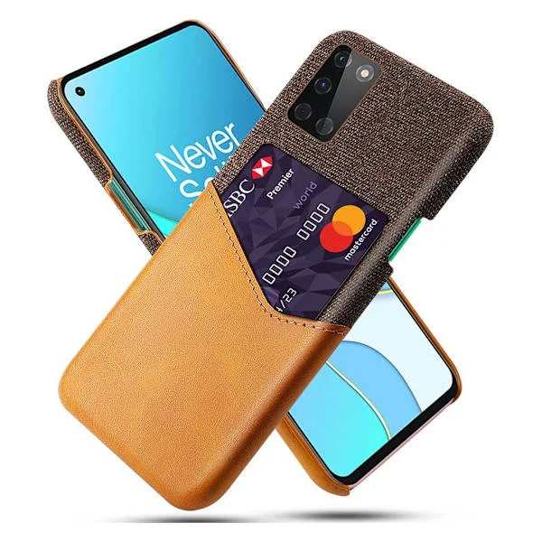 Bofink OnePlus 8T skal med korthållare - Brun