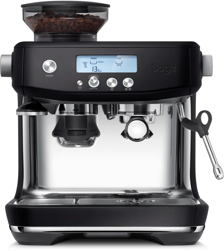 Sage Sage Barista Pro Espressomaskin - Black Truffle - Espressomaskin med snabb uppvärmning
