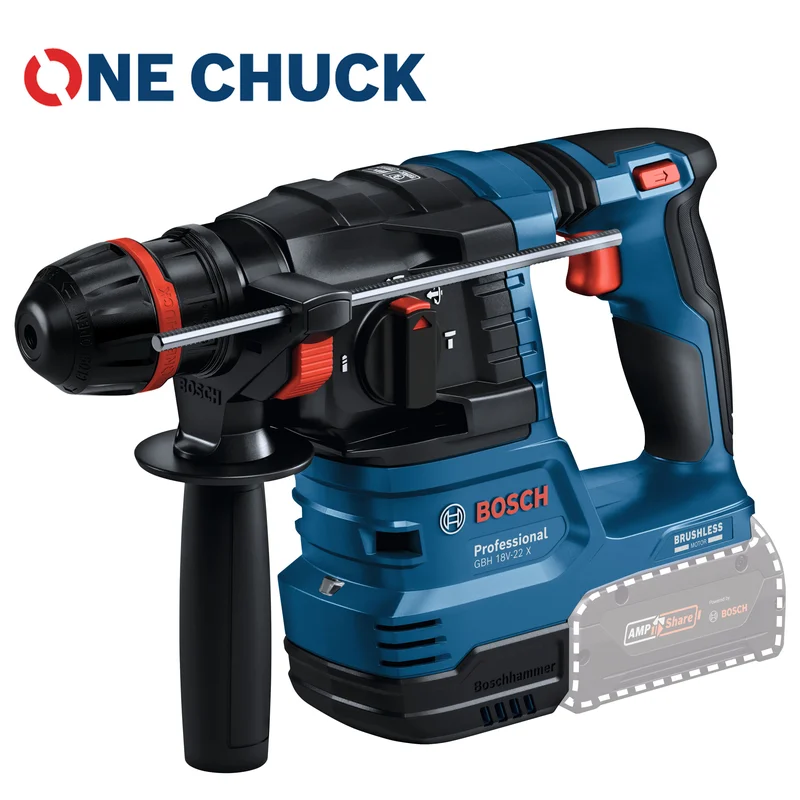Bosch GBH 18V-22 X Akkuporavasara ilman akkua ja laturia, Koneet
