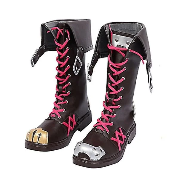 【NX】Hurtig levering Lol Jinx Cosplay Kostume Uniform Tøj League Of Legend - Perfekte sko Sko-XM3- Sko