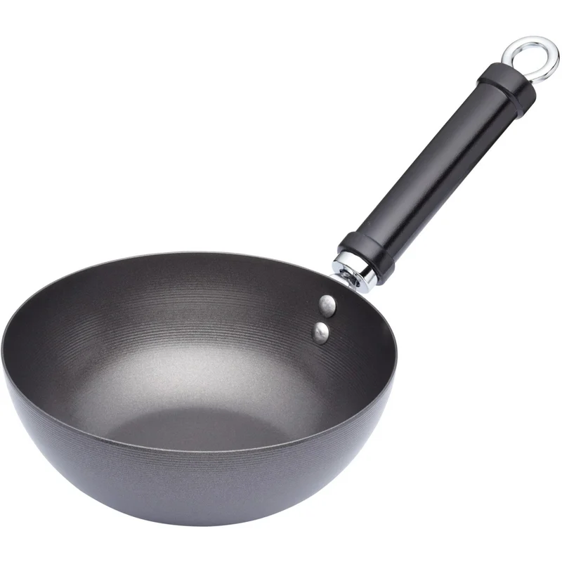 Kitchencraft Wokpanna 20 cm, svart | Matlagning > Kokkärl & Stekpannor > Wok | Bagaren och Kocken