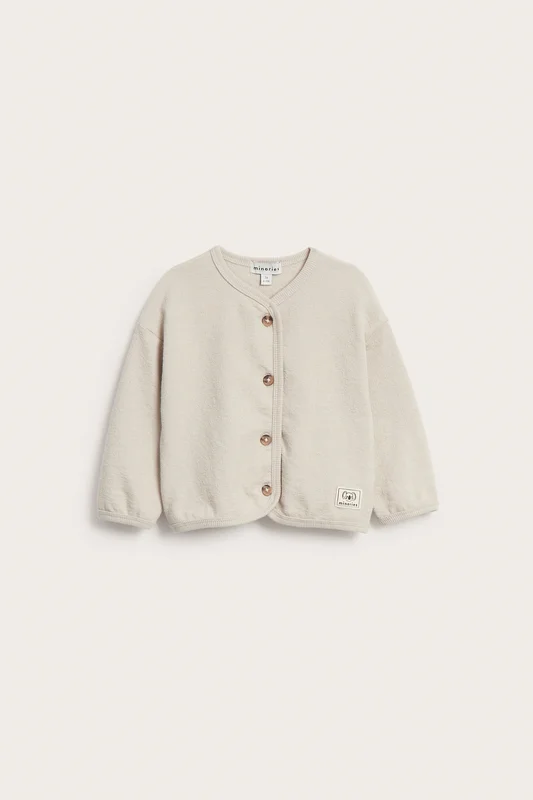 Kappahl | Kofta med knappar Beige 80 | Barn