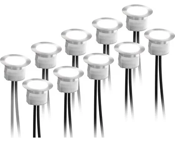Deltaco Smart decklights - 10-pack smarta lampor med RGB-färger till din uteplats