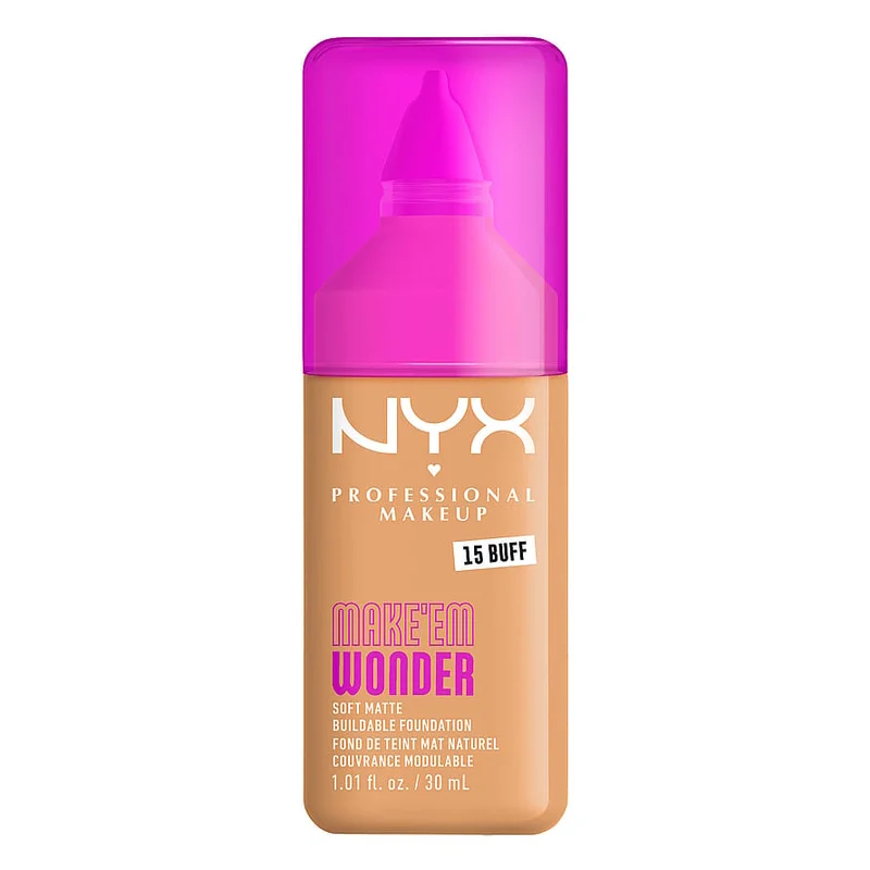 NYX PROFESSIONAL MAKEUP Make Em Wonder Foundation 15 Buff, Makeup, Ansigt, Foundation