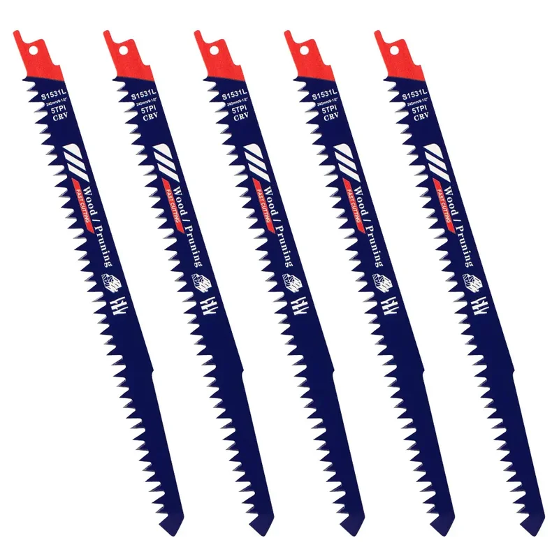 AliExpress - CMCP 1/2/5 Stuks 240mm HCS Reciprozaagbladen S1531L Voor Houtbewerking Sabelzaagbladen Power tool Accessoires