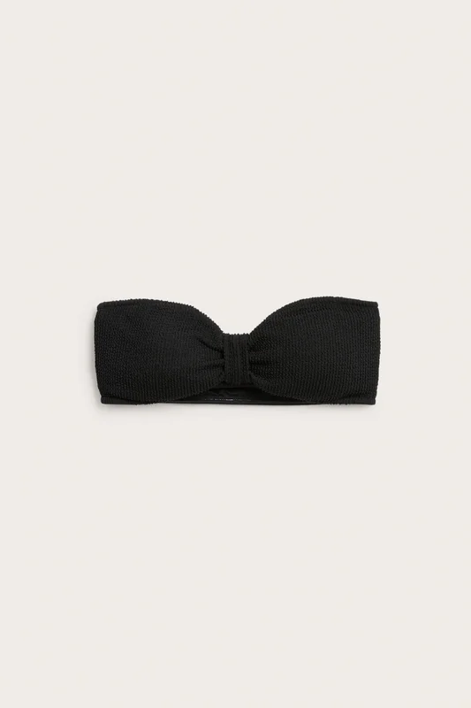 Kappahl | Bandeau-bikinitopp Svart S | Dame