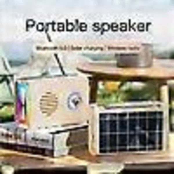Mini Bluetooth-høyttaler, Vintage Trådløs Høyttaler, Retro Bluetooth-høyttaler