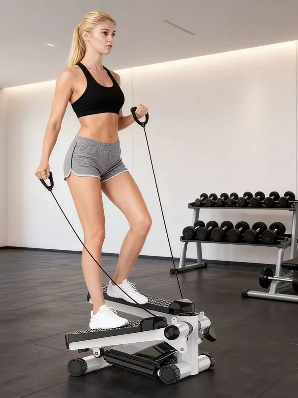 AliExpress - Mini Stepper Machine Hydraulische trapmachine met weerstandsbanden LCD-display Antislippedalen voor thuisgymnastiek Fitness