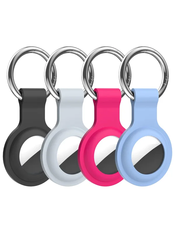 AliExpress - AirTag Case Schlüsselanhänger Silikon AirTags Schlüsselanhänger Case Tag Chain Apple AirTag GPS Commodity Finder für Hund Katze Tasche 