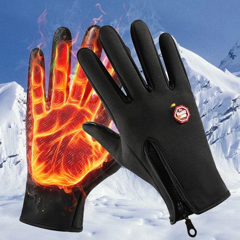 AliExpress - Winterhandschoenen voor heren Dames Touchscreen Warm buiten fietsen Rijden Motor Koude handschoenen Winddichte antisliphandschoenen
