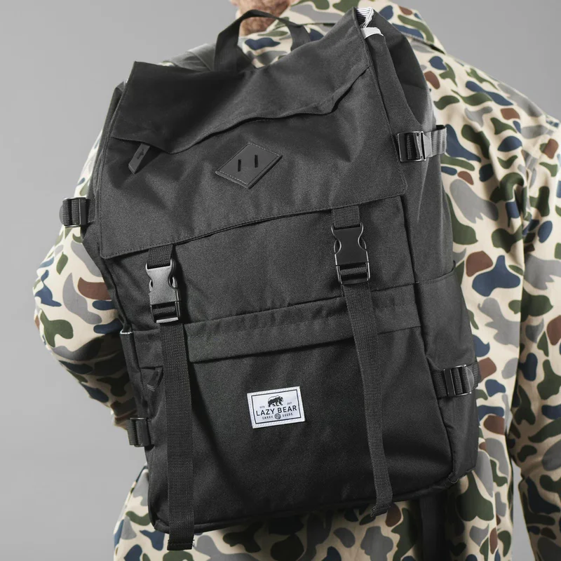 Mochila negra Lance para hombres - Mochilas