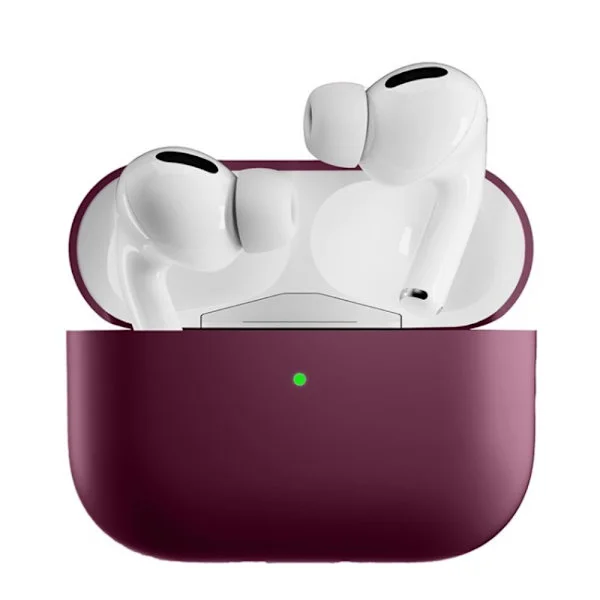 Silikonskal Apple AirPods Pro 2 Mörkröd