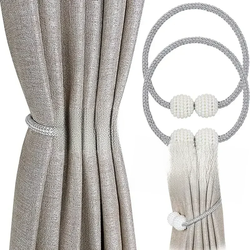 AliExpress - 1/2PCS Perle Magnetische Vorhang Clip Vorhang Halter Raffhalter Schnalle Clips Hängen Ball Schnalle Raffhalter Vorhang decor Zubehör