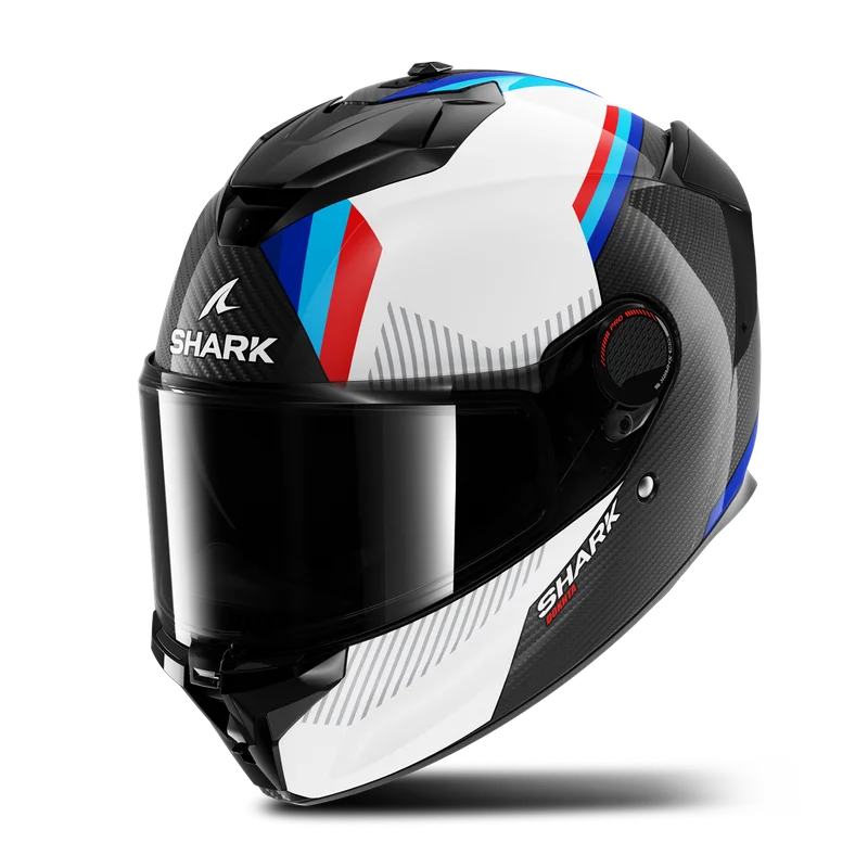 Shark Spartan GT Pro Dokhta Carbon Full Face Helmet White/Blue XL