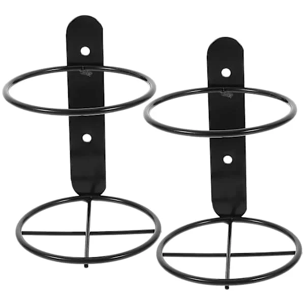 2 Pcs Wall Mounted Bottle Holder Single Bottle Holder for Wall Wall Mounted Wine Rack Storage Rack for Home Bar