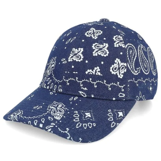 Levi's - Blauw unconstructed Cap - Women's Essential Cap Blue Dad Cap @ Hatstore