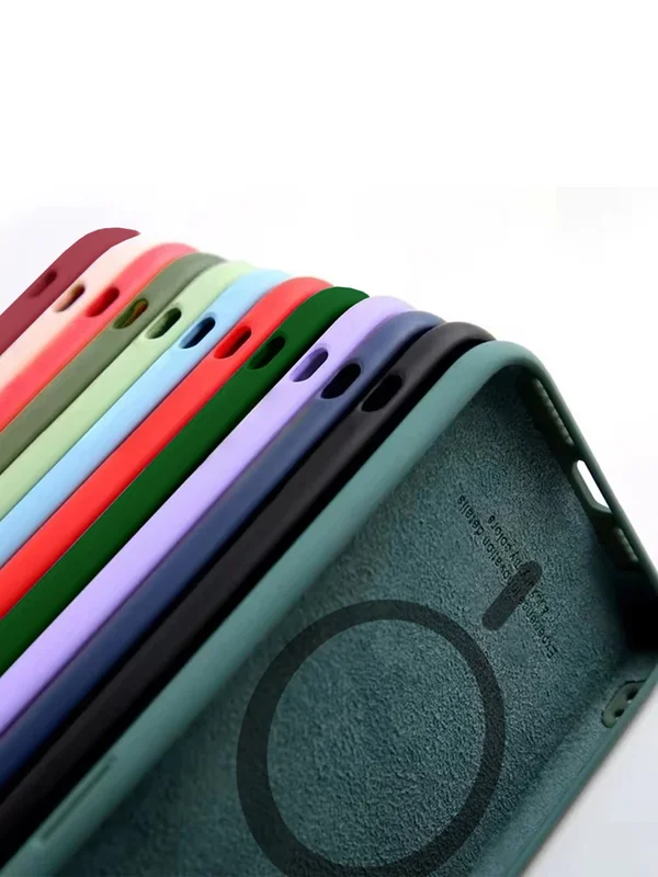 AliExpress - Magnetische Flüssigsilikon Hülle Für Iphone 14 Plus 13 12 Mini 11 Pro Max X Xs Xr Xs Max Apple Magsafe Offizielles Original Magnet Case 