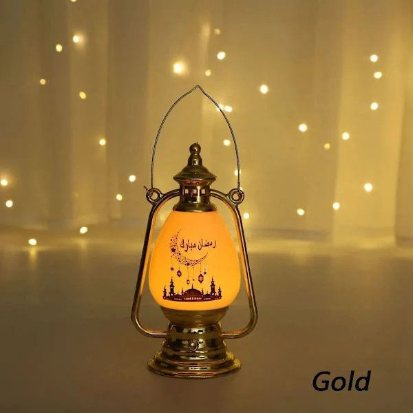 Ramadan Bordslampa GULD GULD för Eid al-Fitr