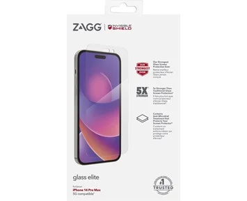 ZAGG Glass Elite Screen for iPhone 14 Pro Max - Tåligt skärmskydd i härdat glas till iPhone 14 Pro Max