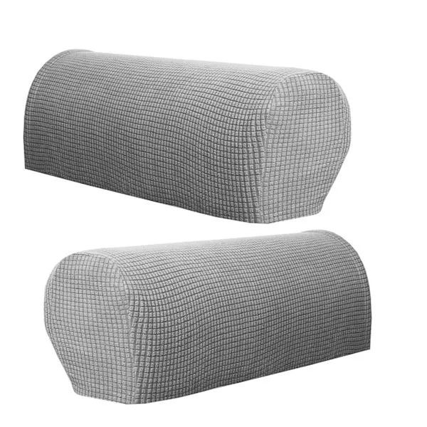 Armstödsskydd för Fåtöljer och Soffor, Halkfria Armstöd, 2 ST/Set Fleece Armstödsskydd Stretchiga Fåtölj Soffa Armskydd, Stretch Passform