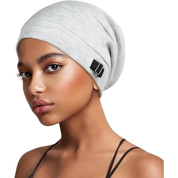 100 % Mulberry Silk Hair Care Bonnet - Luksuriøs sovehette for kvinner og menn (Organisk Mulberry Silk)