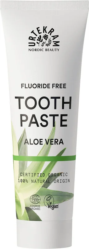 Urtekram Tandpasta Aloe Vera Øko 75 ml, Medicin & Pleje, Mund & Tandpleje, Tandpasta