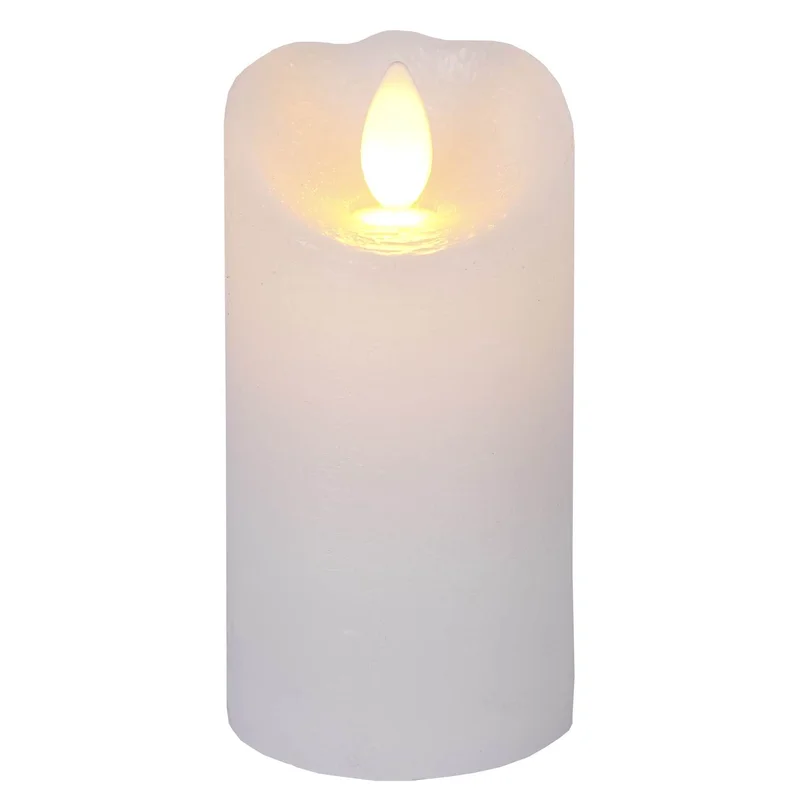 Star Trading - LED-lys Glow 10cm B/O vaxljus Hvit