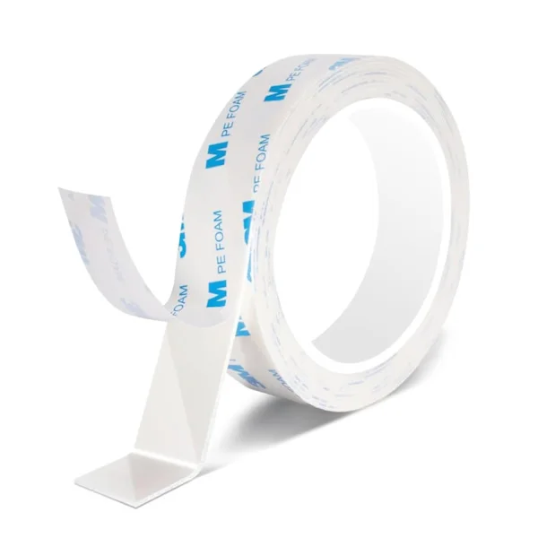 Extra strong double-sided tape for mounting - PE foam - Permanently fixed indoors/outdoors (20 mm x 3 m)