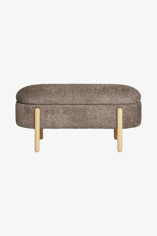 House Nordic - Bänk med förvaring Branca - Brun - Bänkar - Från Homeroom