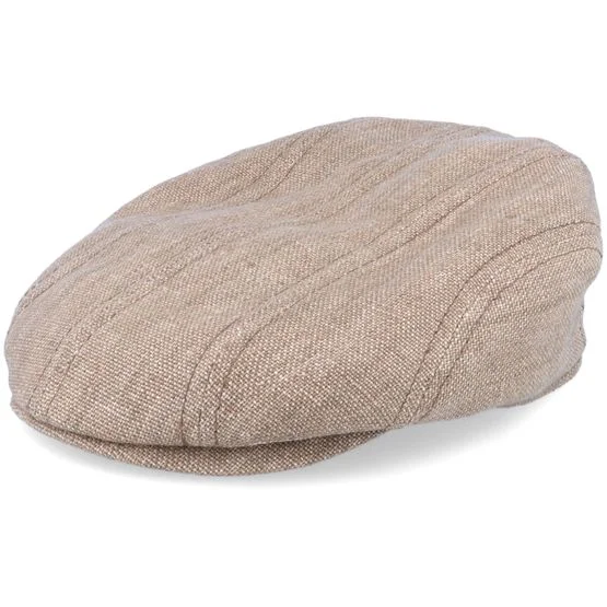 Stetson - Beige - flatcap - Cap - Ivy Cap Linen Flat Cap - Hatstore