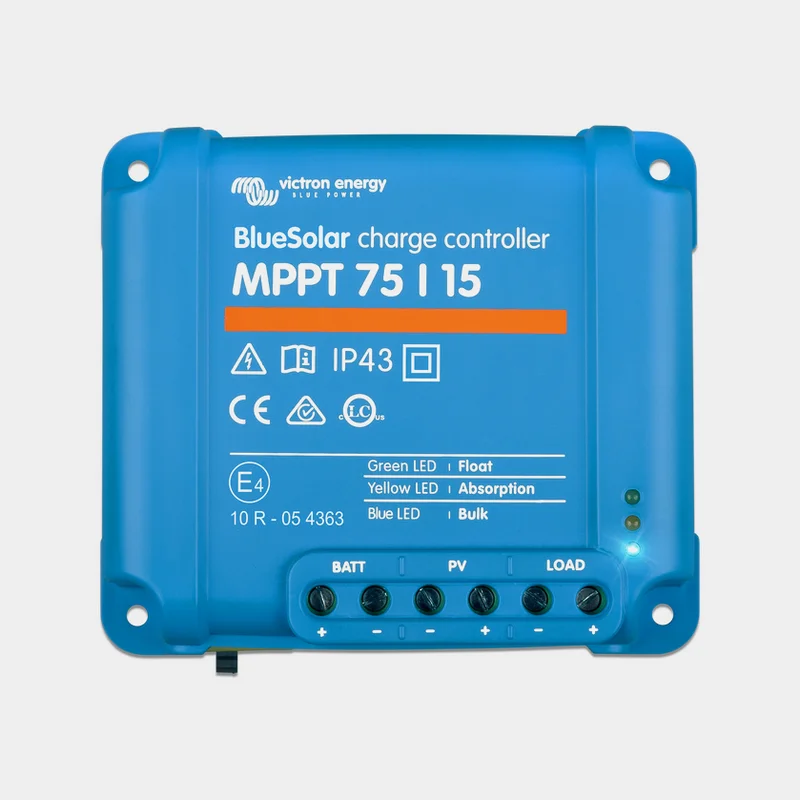 Solcelleregulator Victron BlueSolar MPPT 75/15, 12/24 V, 15 A