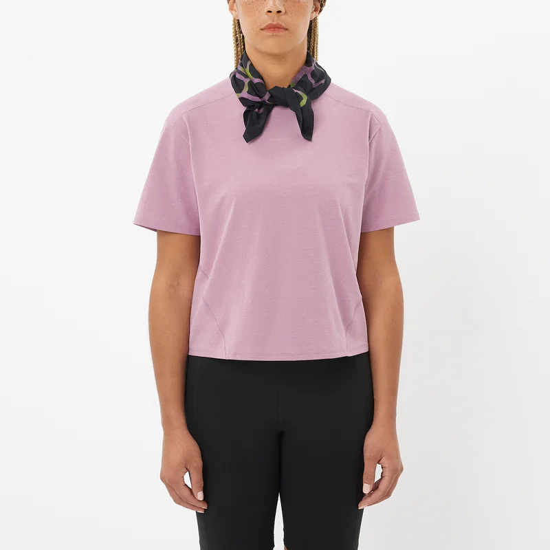 Salomon - Première couche pour femme Trackline Ss Tee W - Valerian - XS