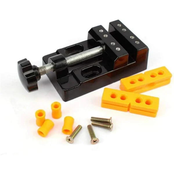 Platt Mini Skruvstycke Bordsklämma Borrpress Klämverktyg för Hobby Mini Skruvstycke Bordsklämma Mini Platt Klämma Bordsklämma för Hobbyverktyg 