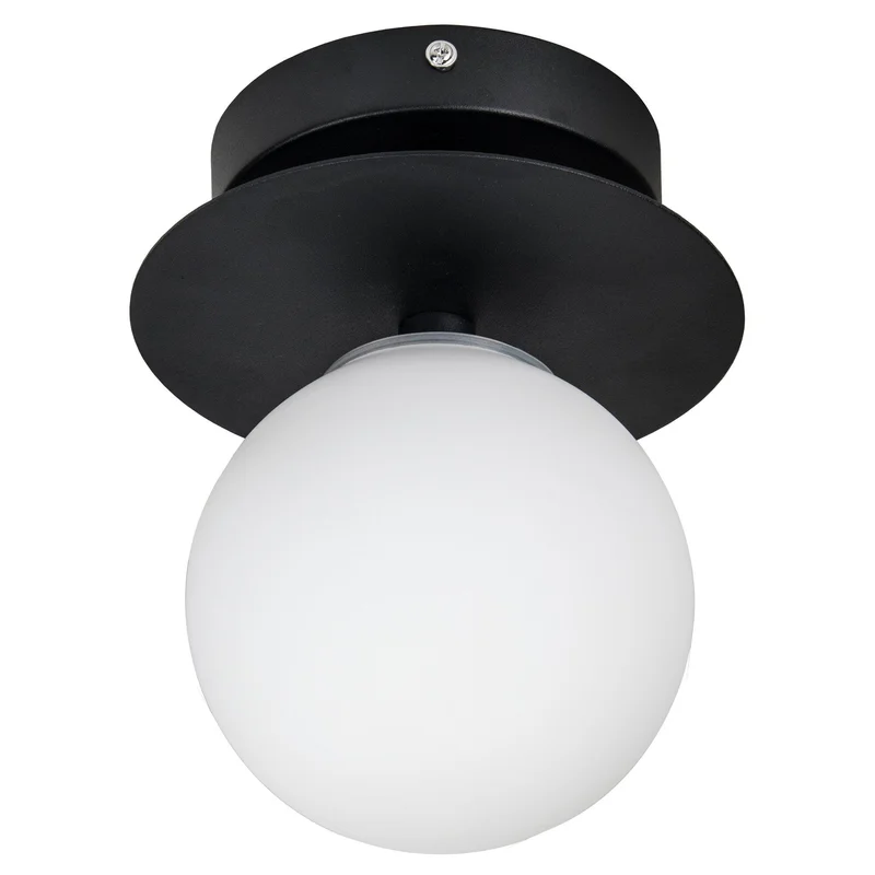 Globen lighting Vegglampe / plafond Art Deco 24 cm, svart/hvit' - 'Beige og hvittSvart