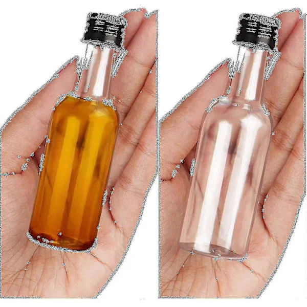 Mini Bottles (24-pack) - Reusable 50 ml Empty Bottles With -FX-