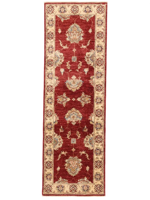 Ziegler Rug Oriental Runner Dark Red/Orange (Wool, )