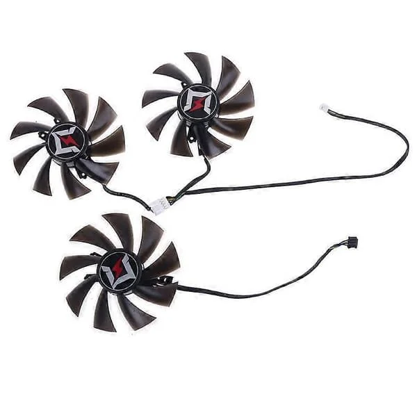 3 stk 87 mm DC12V grafikkort kjølevifte for Gainward GeForce RTX 2060 2080 Super skjermkort kjølevifte
