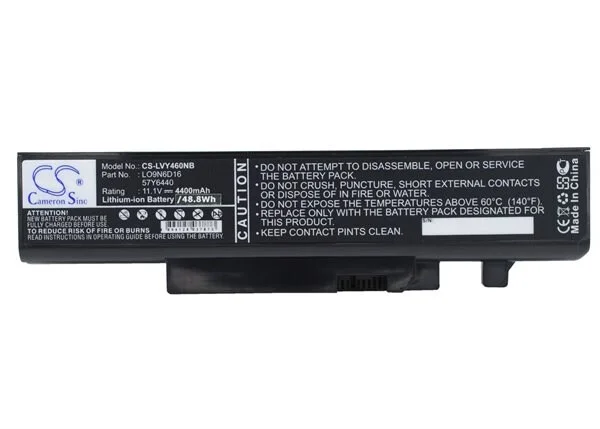 Batteri til bærbar PC for Lenovo IdeaPad Y460, IdeaPad Y560 og andre.