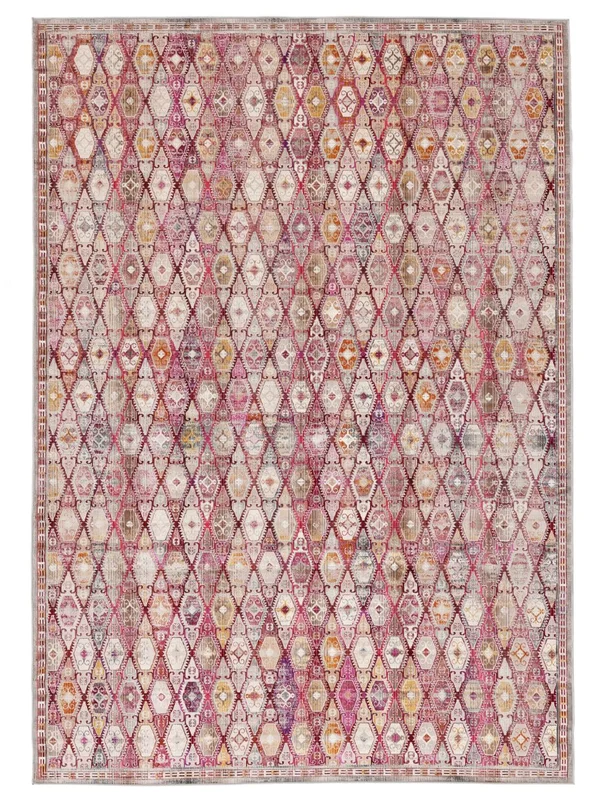 Large Nenax Rug - Red/Pink 240X340 Classic Style